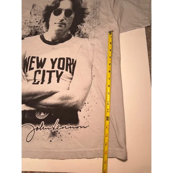 Unisex GUC Zion Rootswear John Lennon I Love New York City Iconic Tee Size L - Picture 6 of 8